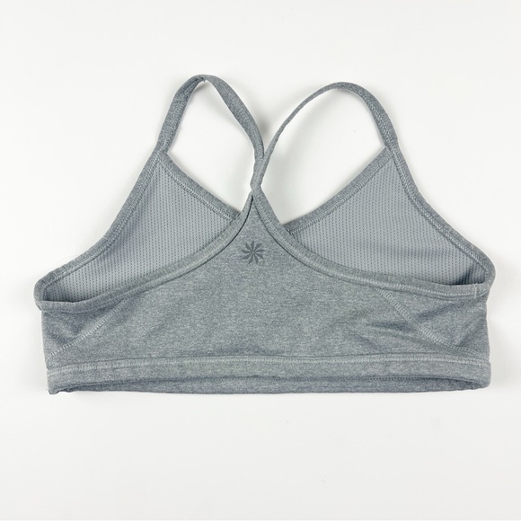 Athleta Girl Heather Gray All Day Bra M 8-10 - Picture 2 of 3